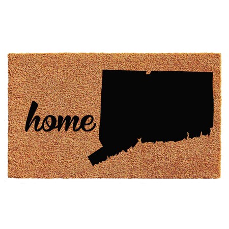 Calloway Mills Entrance Mat, Coir, Natural, Black 105172436